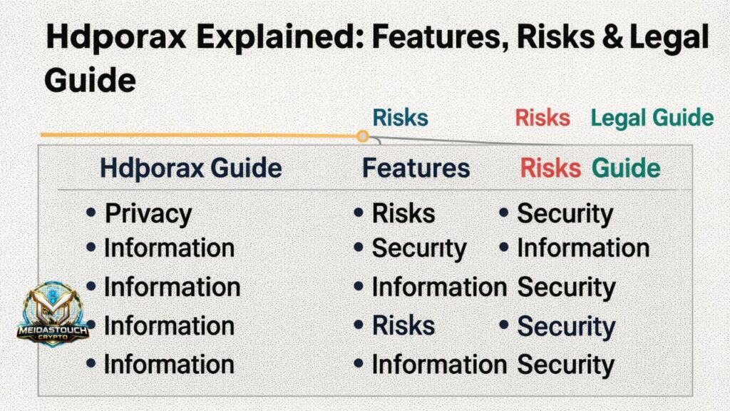 Hdporax Explained Features, Risks & Legal Guide
