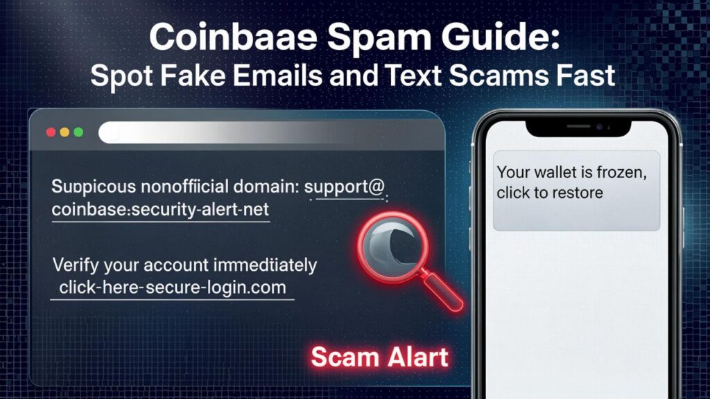 Coinbase Spam Guide: Spot Fake Emails and Text Scams Fast